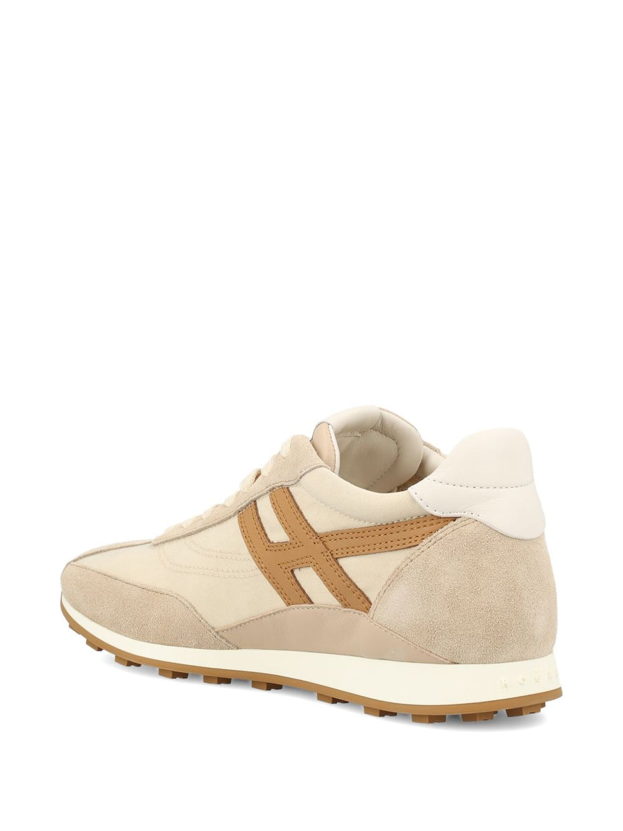 Hogan H699 Sneakers for Women Cream Leather and Suede Luxury Everyday Comfort and Style