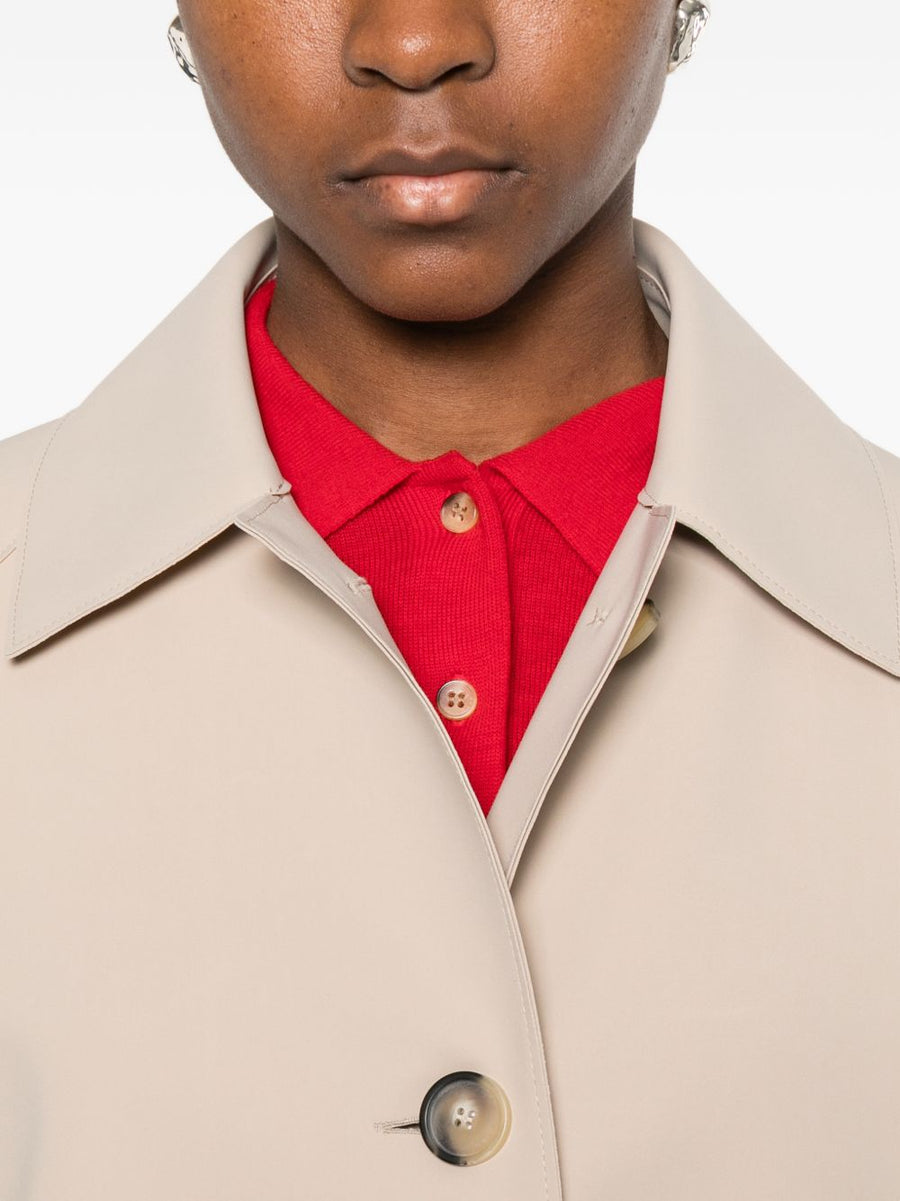 Harris Wharf London Nylon Blouson Jacket For Women Beige Lightweight Spring Summer 2026