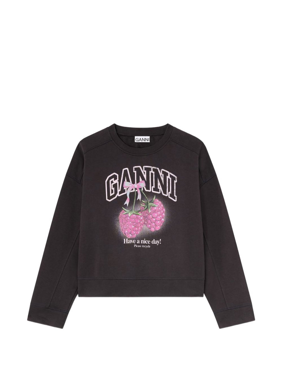 GANNI Sweaters BLACK