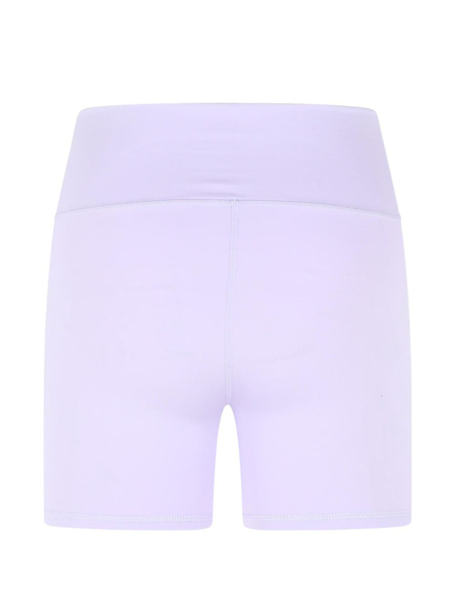 Adidas By Stella McCartney Lilac Logo Shorts For Women High Rise Athleisure Versatile Performance