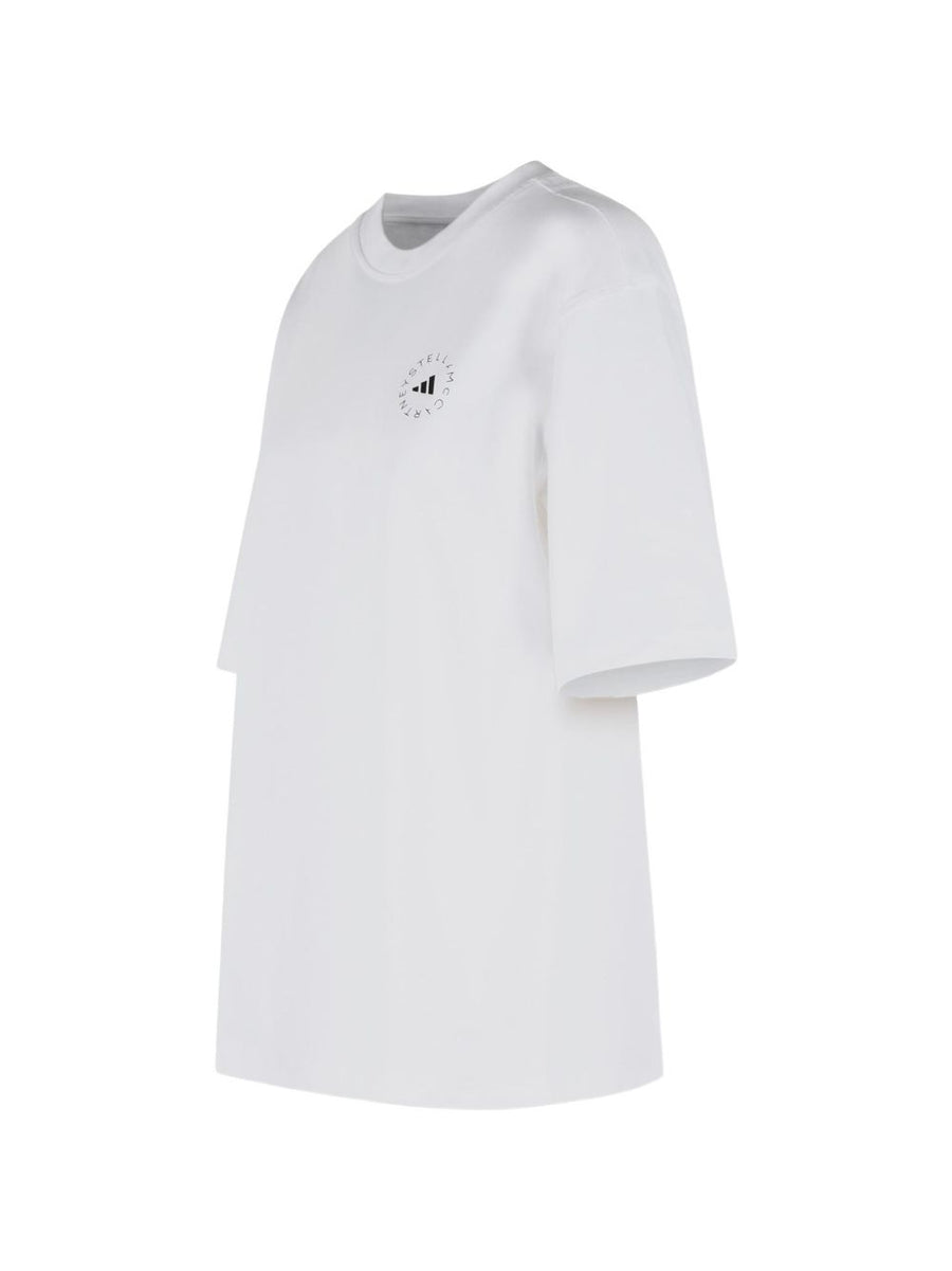 Adidas By Stella McCartney Logo Tee For Women Premium Organic Cotton White Everyday Essential