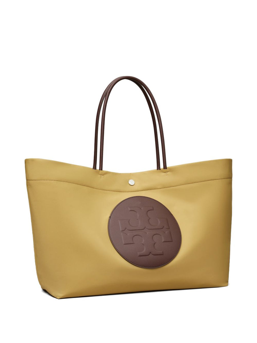 Tory Burch Ella Twist Shopping Tote Reversible Eco Friendly Laptop Carryall For Women