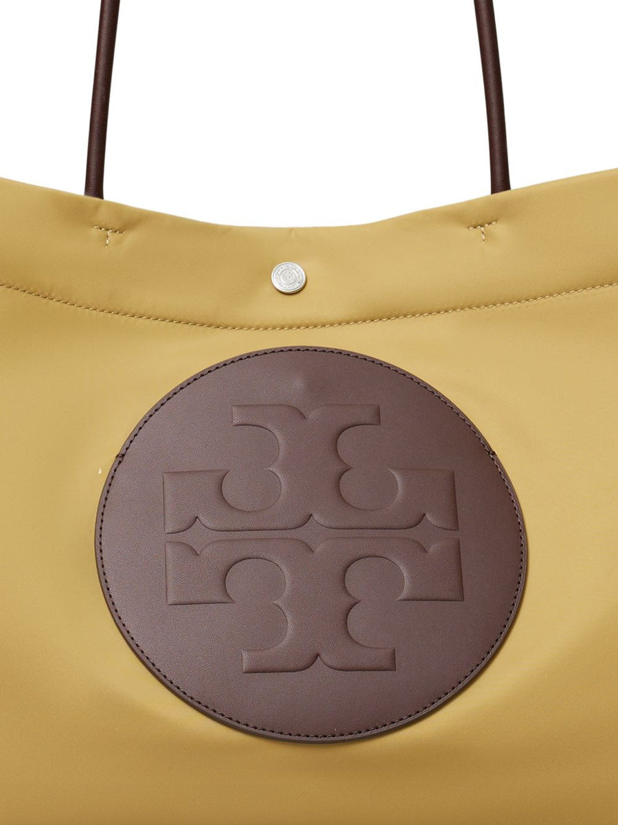 Tory Burch Ella Twist Shopping Tote Reversible Eco Friendly Laptop Carryall For Women