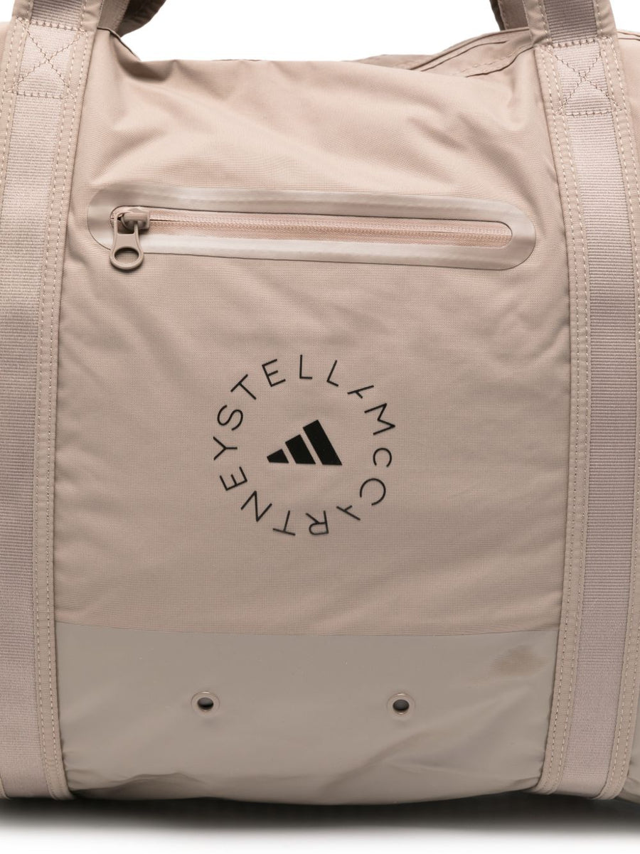 Adidas By Stella McCartney Tote Bag For Women Eco Friendly Violet Recycled Nylon Top Zip Interior Pocket