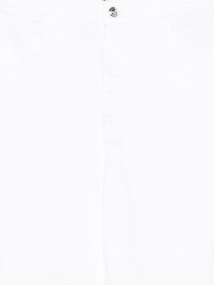Fay White Denim Jeans For Women Stretch Comfort Essential