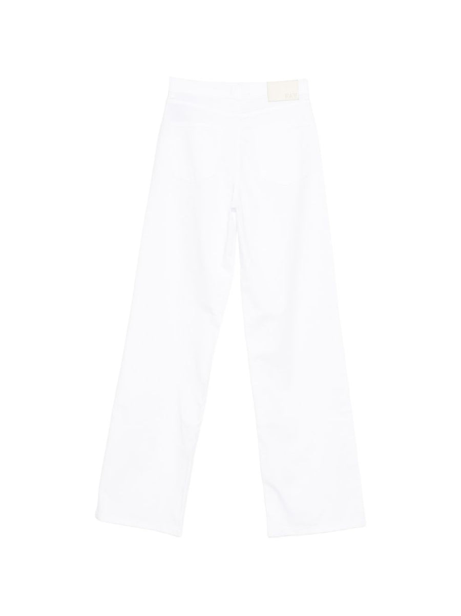 Fay White Denim Jeans For Women Stretch Comfort Essential