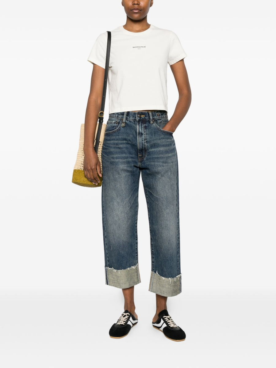Maison Kitsuné Logo cotton t-shirt