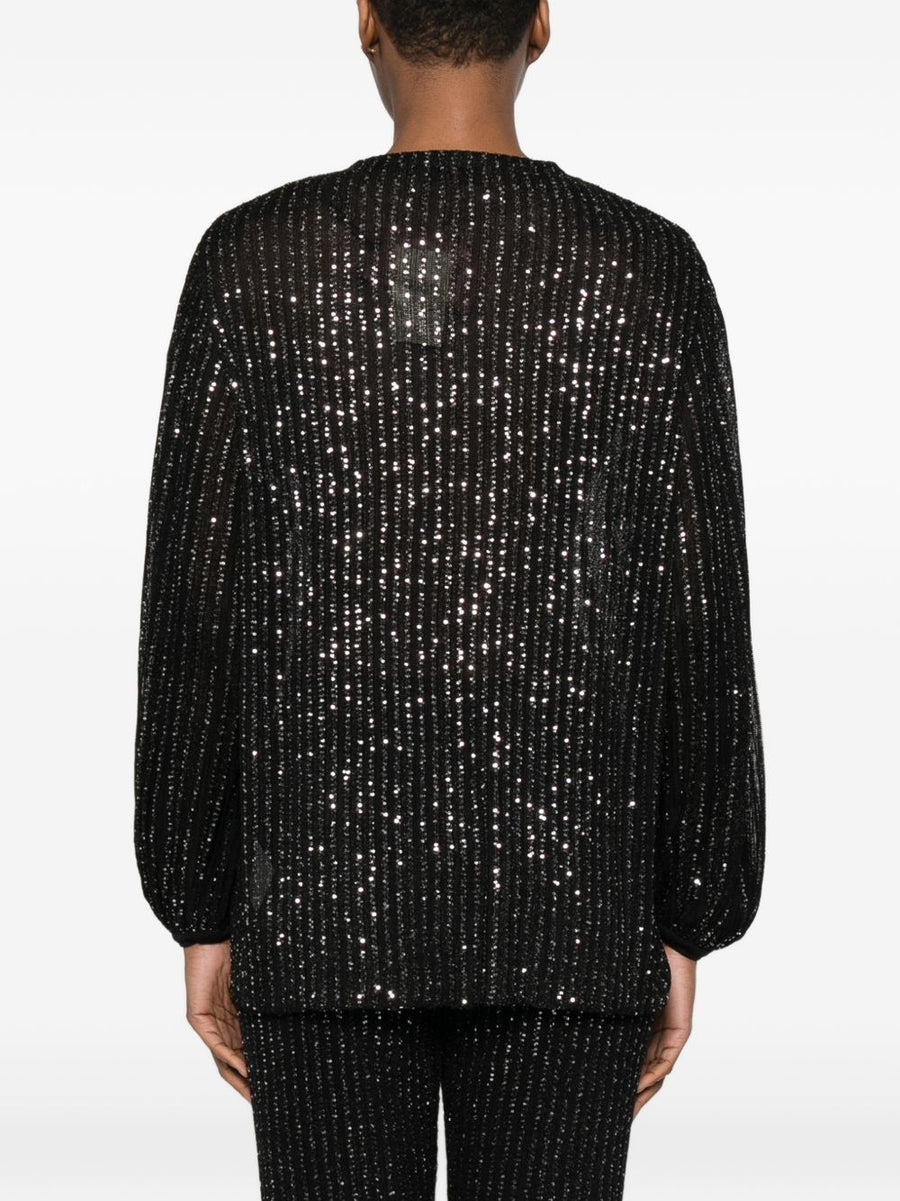 Missoni Cut Out Blouse With Sequin Embellishments For Women Luxurious Statement Evening Top