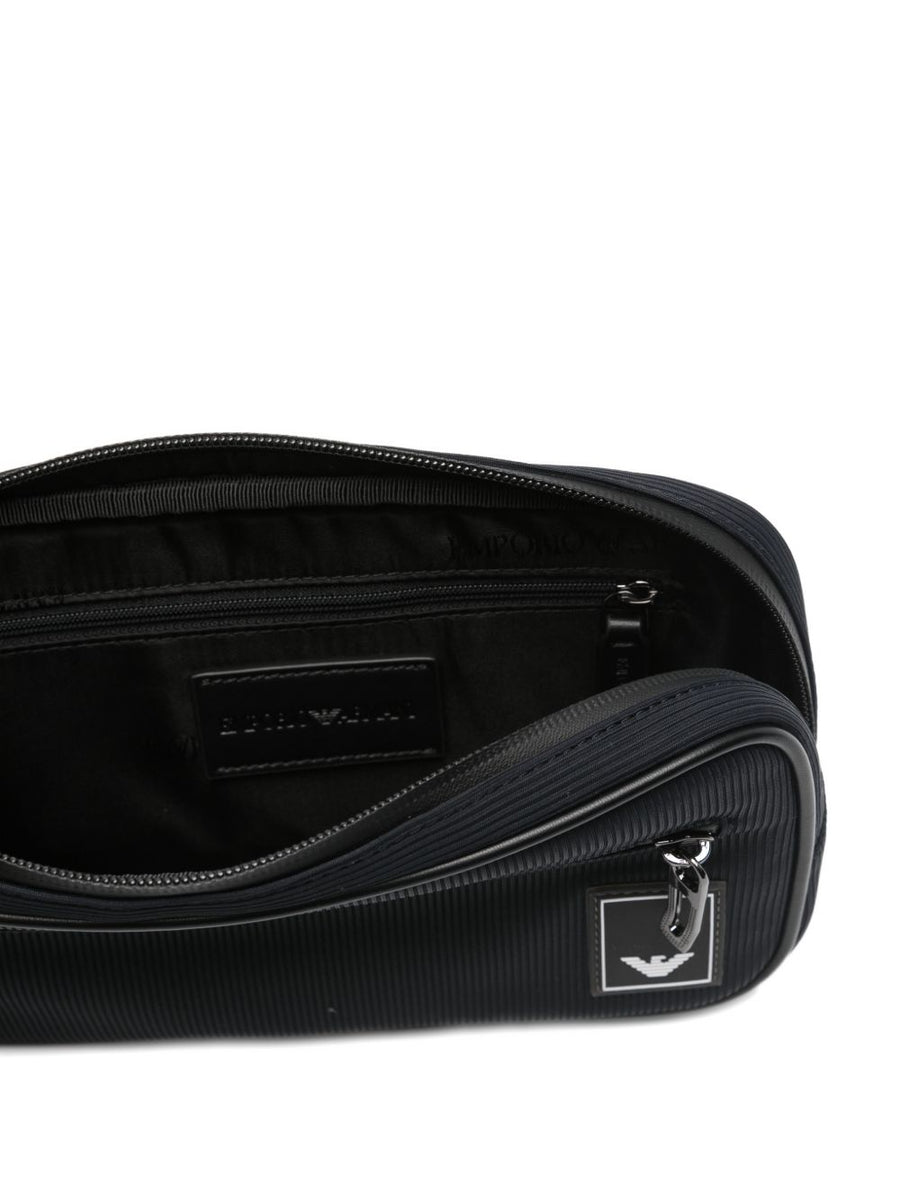 Emporio Armani Nylon Bum Bag Travel Essential For Men With Secure Zip Closure And Adjustable Strap