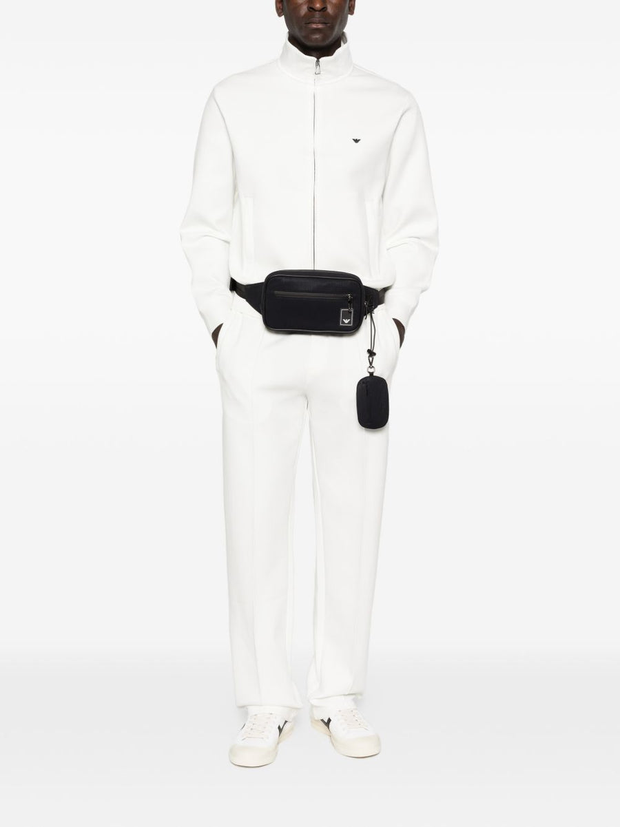 Emporio Armani Nylon Bum Bag Travel Essential For Men With Secure Zip Closure And Adjustable Strap
