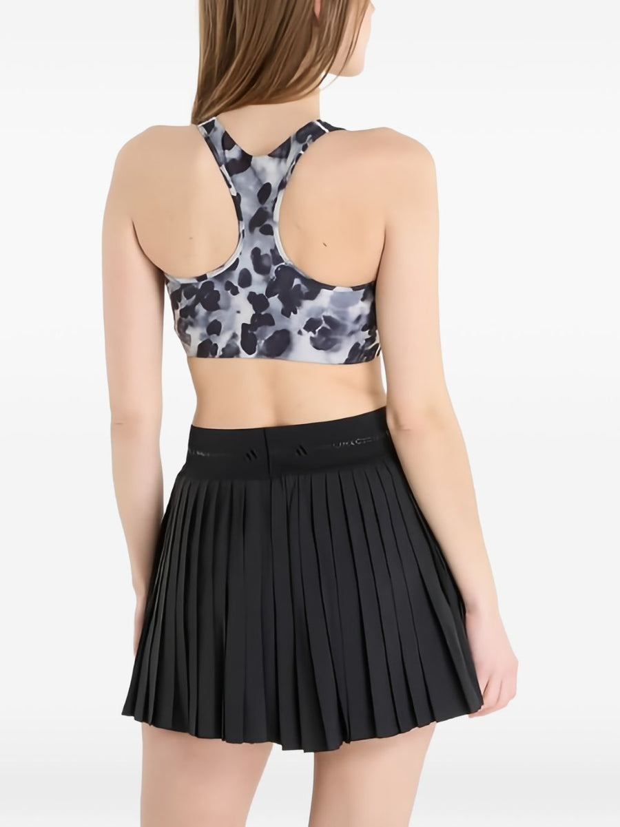 Adidas By Stella McCartney Bralette Top Versatile Racerback For Women With Bold Animal Print