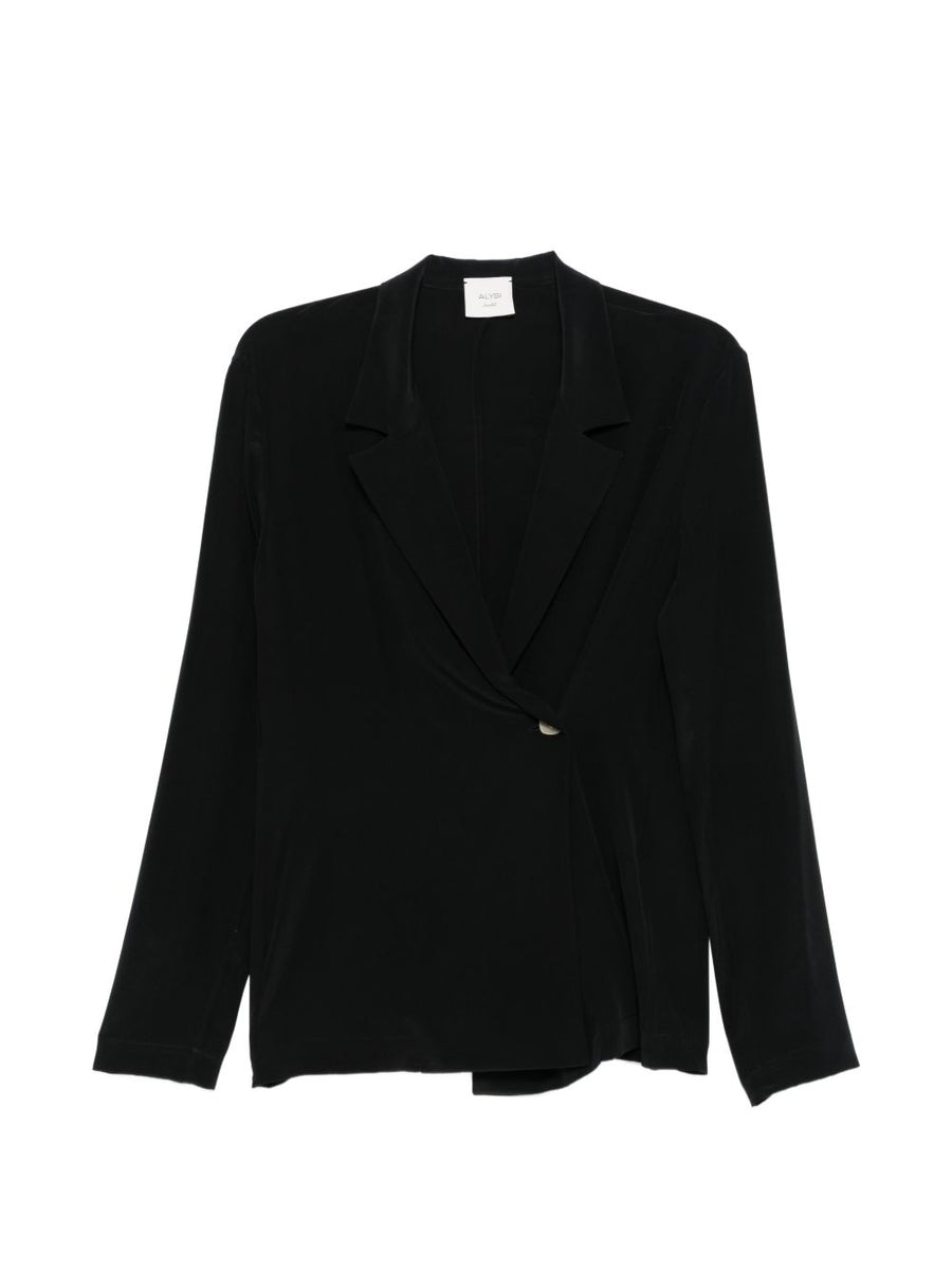 Alysi Silk Blazer Jacket For Women Luxury Lightweight Tailored Elegance Day To Night Wear