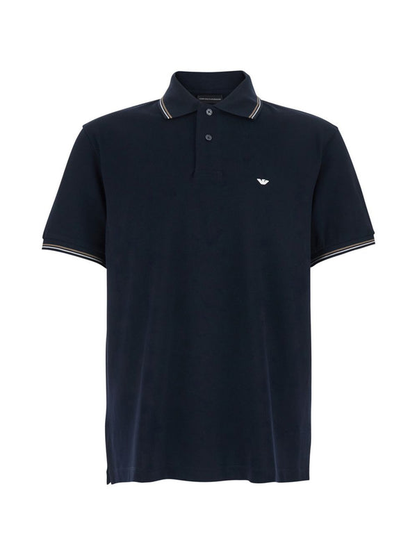 Emporio Armani Logo cotton polo shirt