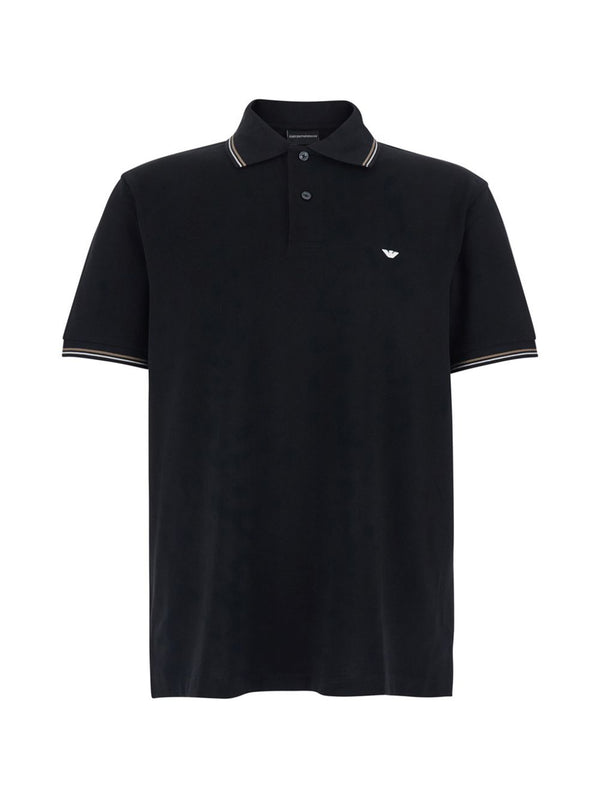 Emporio Armani Logo cotton polo shirt