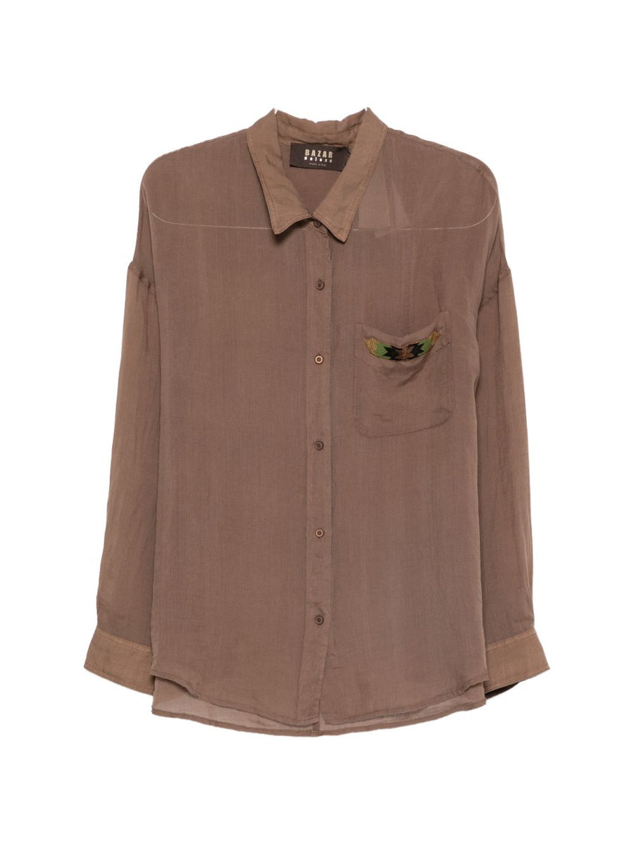 Bazar Deluxe Lyocell Ramie Long Sleeve Shirt For Women Polished Everyday Comfort Versatile