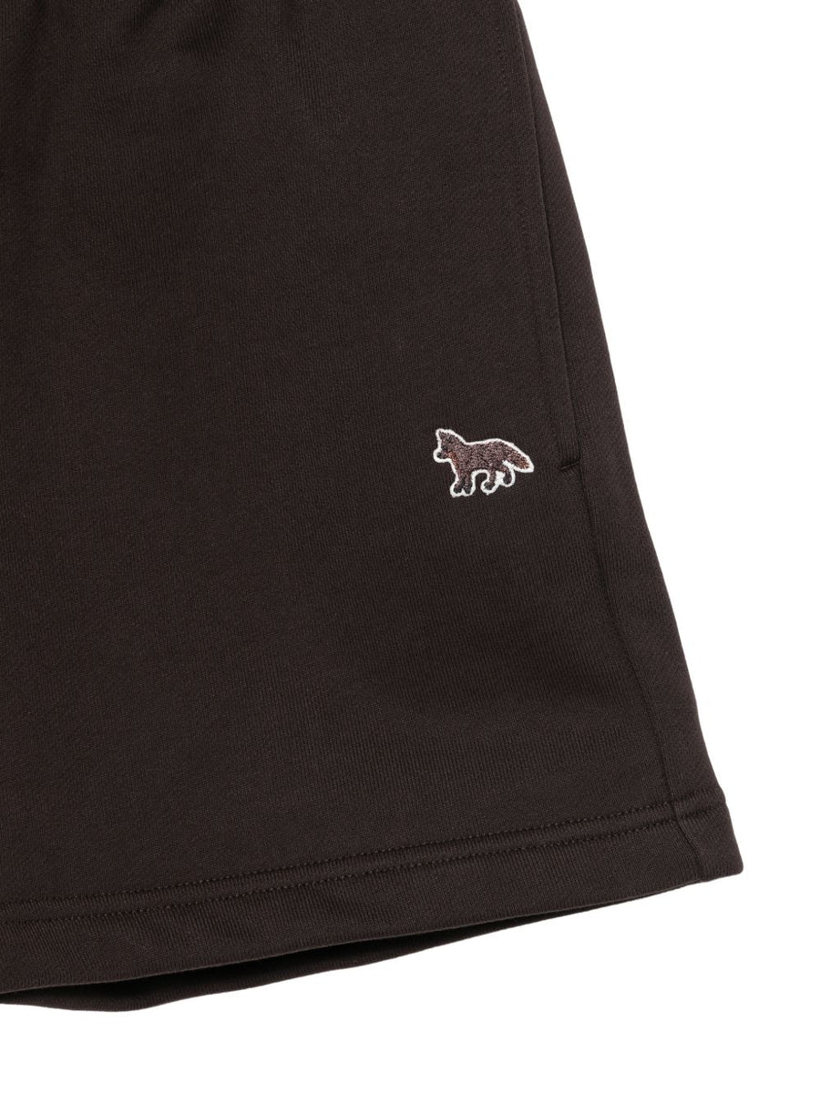 Maison Kitsuné Fox Patch Shorts For Women Organic Cotton Drawstring Waist Playful Whimsical Spring Summer 2026