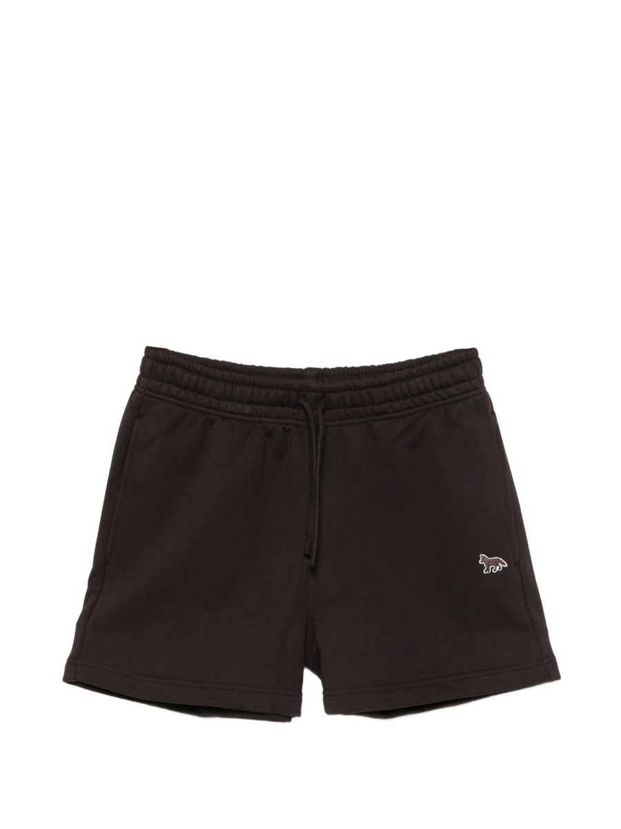 Maison Kitsuné Fox Patch Shorts For Women Organic Cotton Drawstring Waist Playful Whimsical Spring Summer 2026