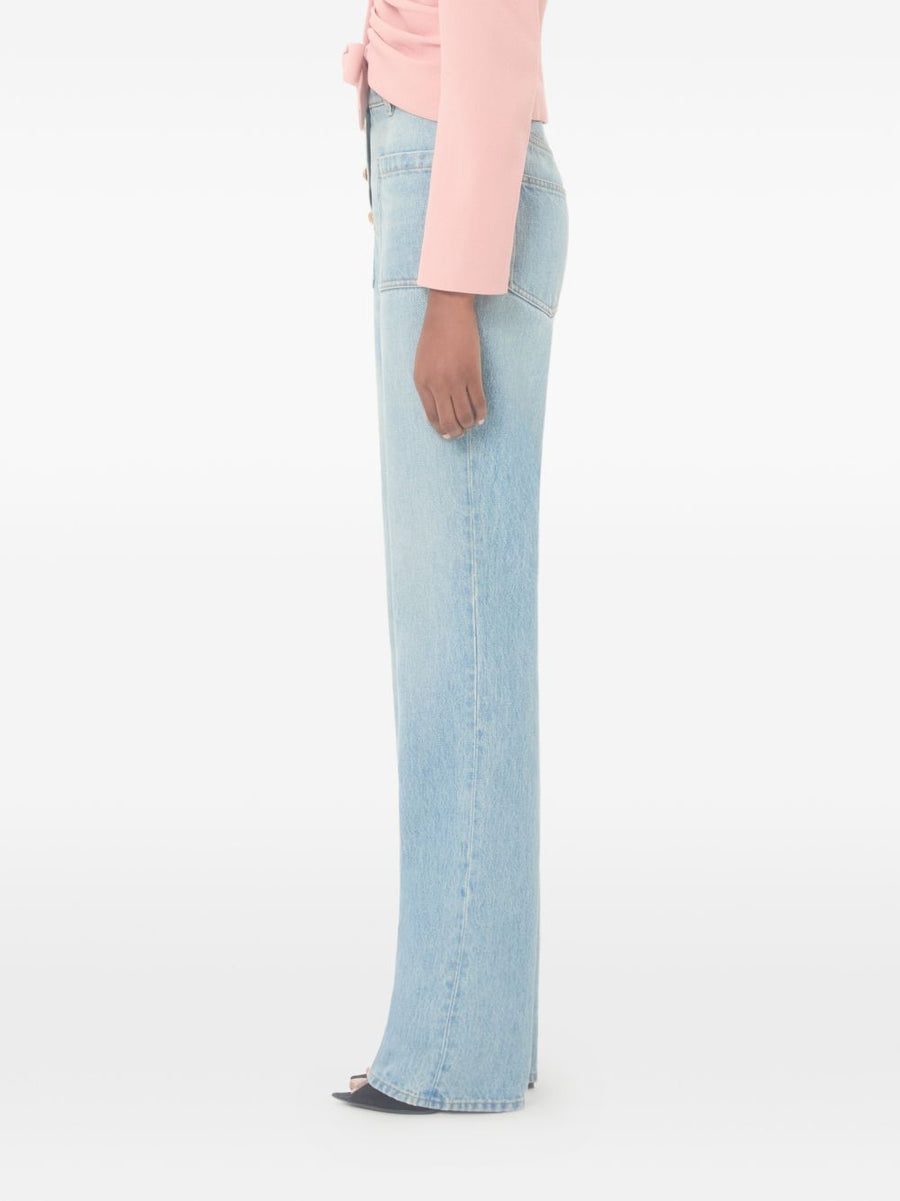 Valentino Denim Jeans For Women Light Blue Luxury Fit Timeless Refined Silhouette