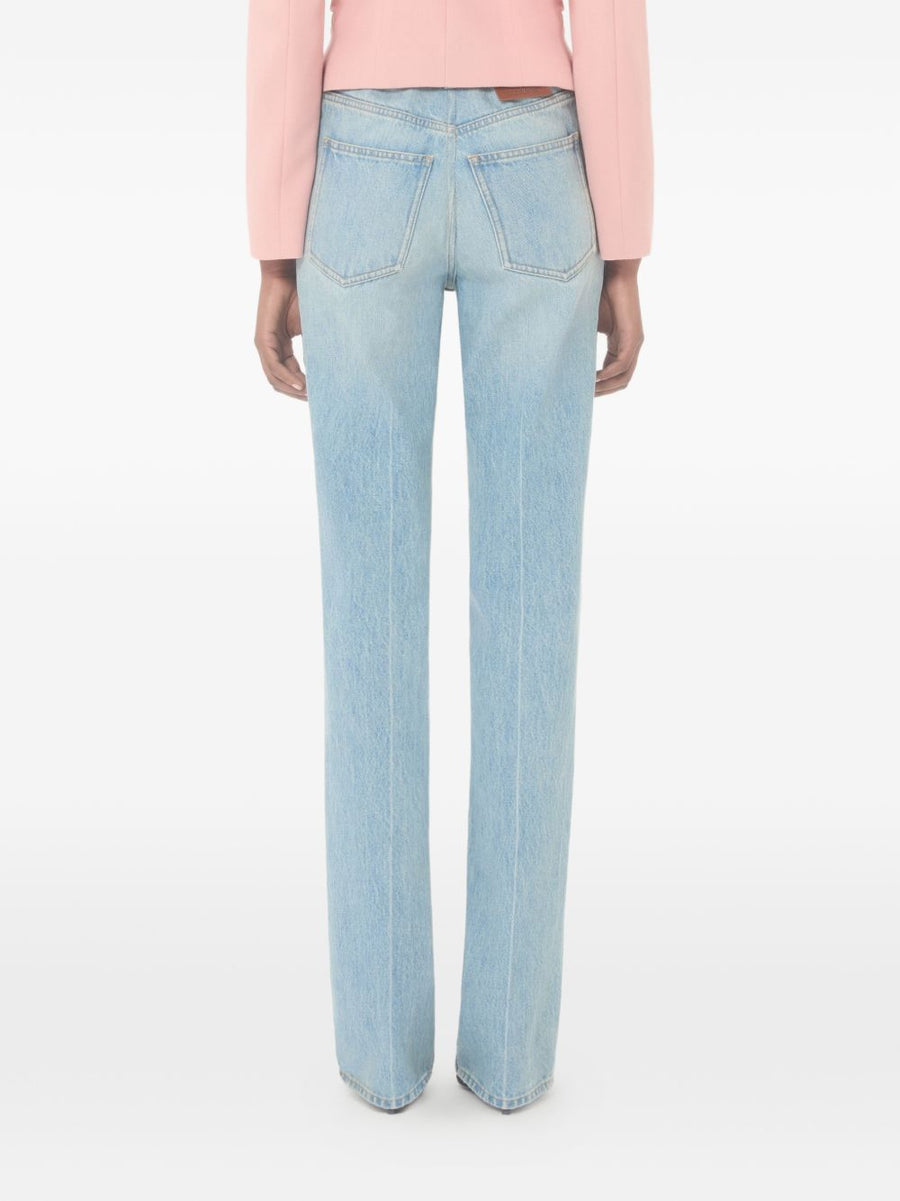 Valentino Denim Jeans For Women Light Blue Luxury Fit Timeless Refined Silhouette