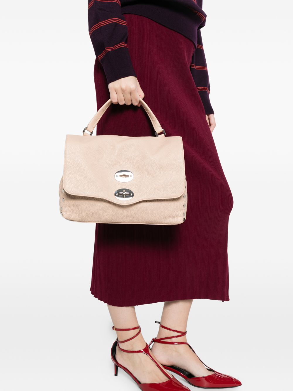 Zanellato Postina® Small Bag In Hammered Leather