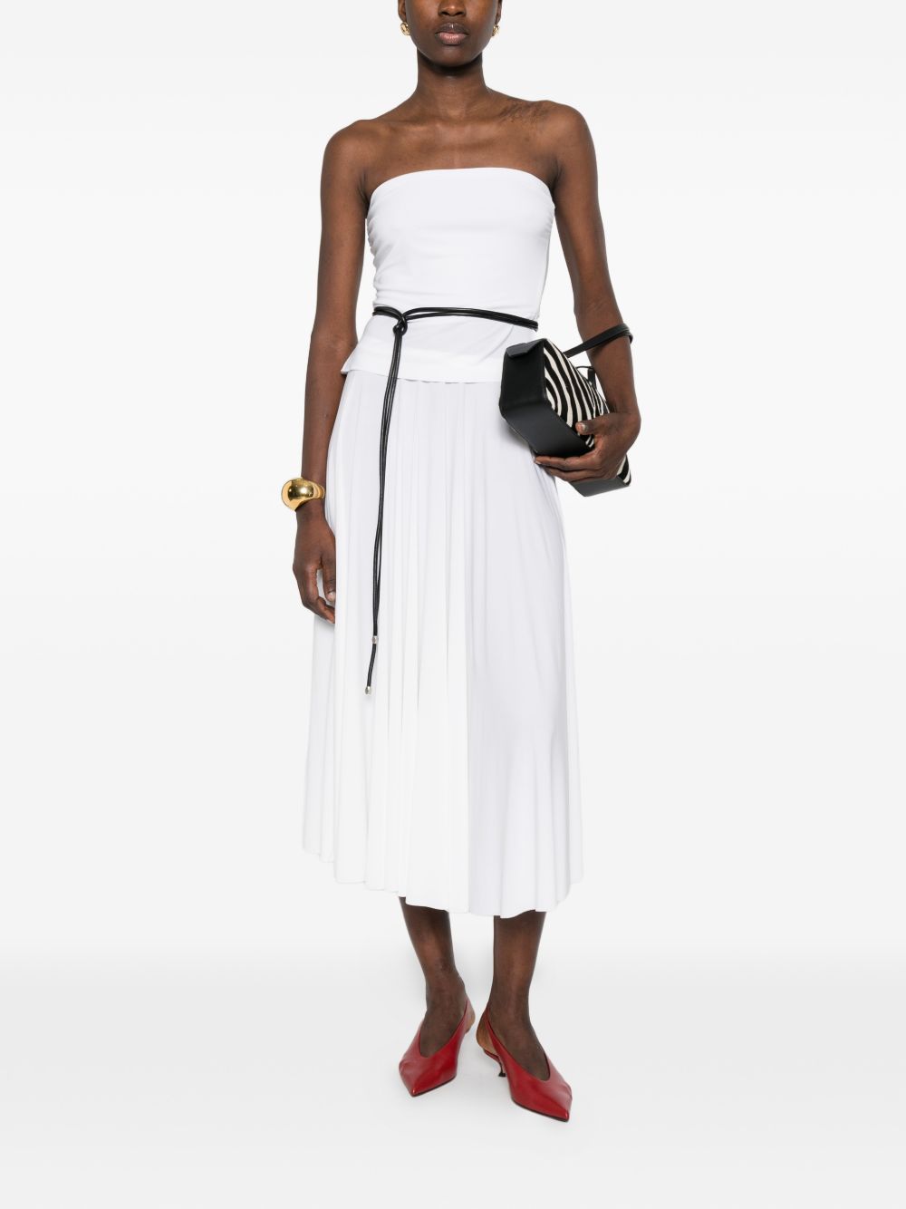 Norma Kamali Flared midi skirt