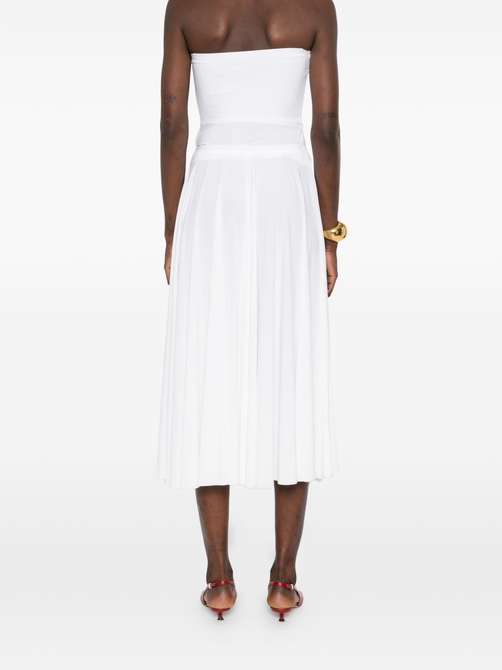 Norma Kamali Flared midi skirt