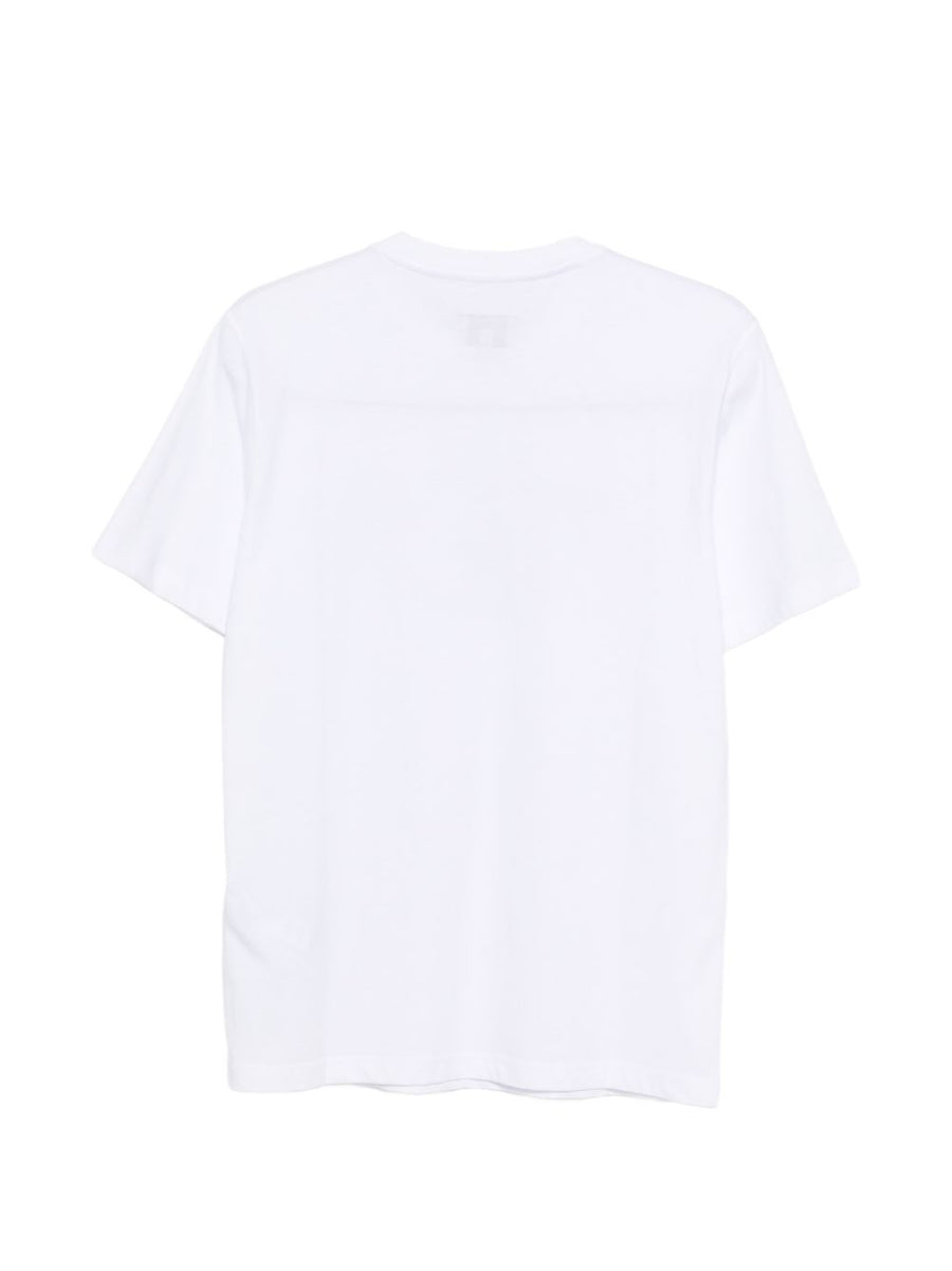 Emporio Armani Logo Cotton T Shirt For Men Premium White Crewneck With Subtle Luxury Branding