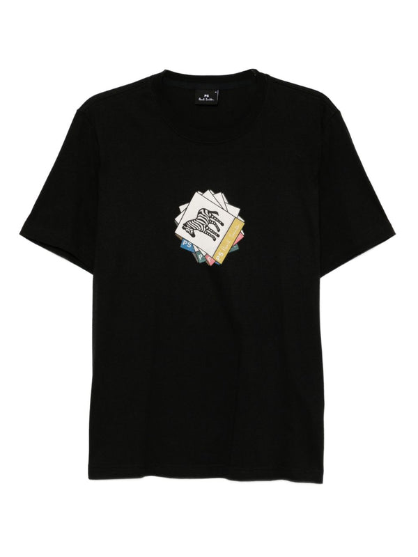 Ps By Paul Smith Zebra organic cotton t-shirt