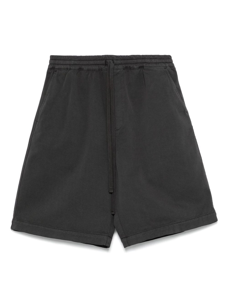 Carhartt WIP Main Cotton Shorts For Men Dark Grey Cotton Blend With Lycra Stretch Casual Everyday Wear