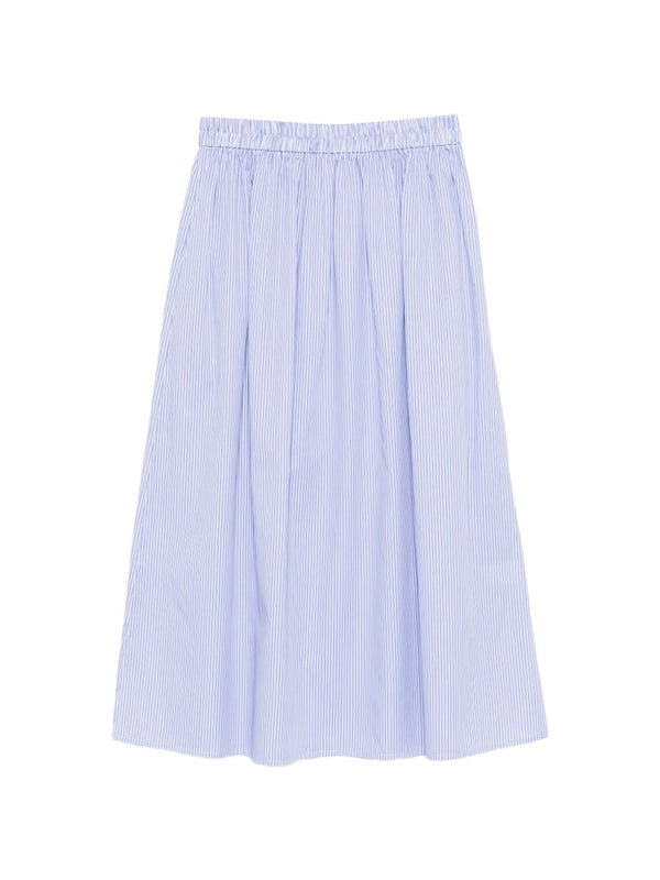 Archivio '67 A-line silhouette Striped cotton skirt