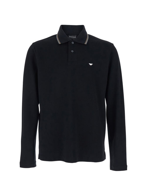 Emporio Armani Logo cotton polo shirt