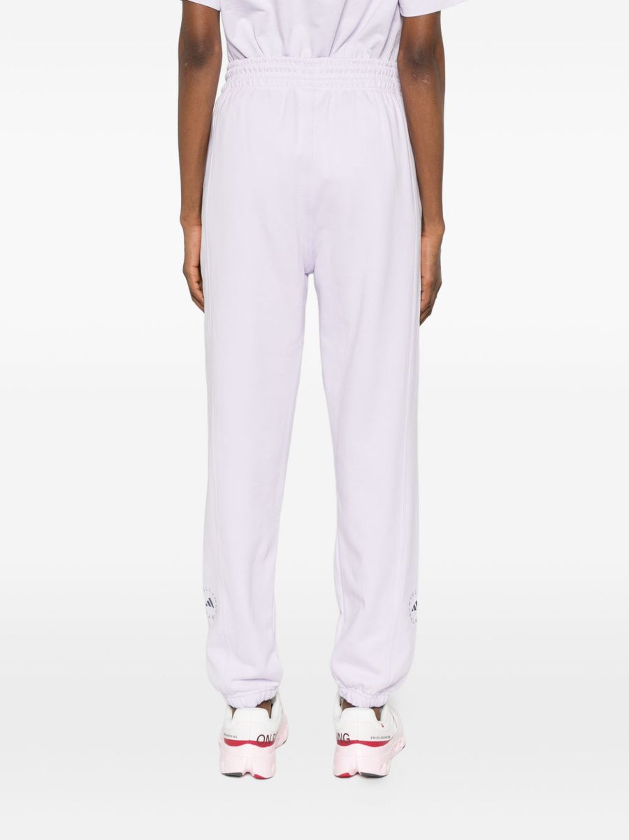 Adidas By Stella McCartney Lilac Cotton Sweatpants For Women