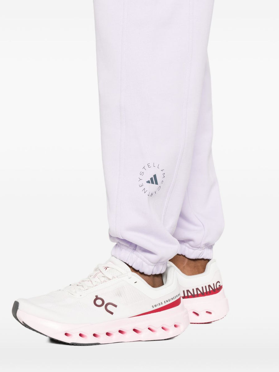 Adidas By Stella McCartney Lilac Cotton Sweatpants For Women
