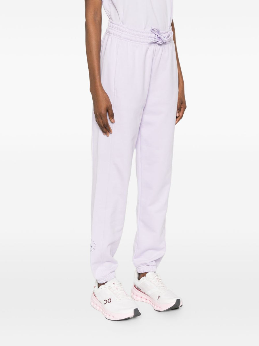 Adidas By Stella McCartney Lilac Cotton Sweatpants For Women