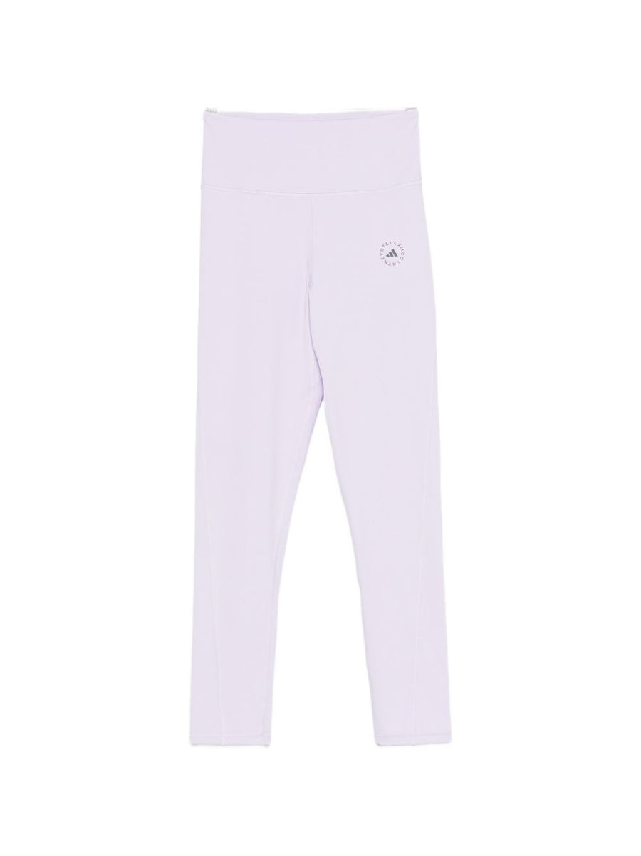 Adidas By Stella McCartney 7/8 Leggings High Rise Comfort For Women Lilac Eco Friendly Recycled Materials