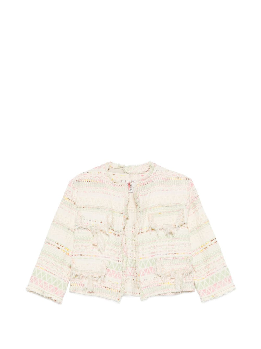 Bye Cotton blend short jacket