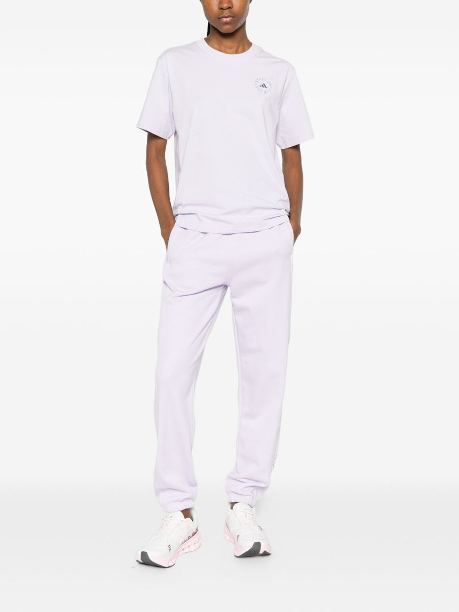 Adidas By Stella McCartney Lilac Sweatshirt For Women With Logo Detail And Sustainable Comfort