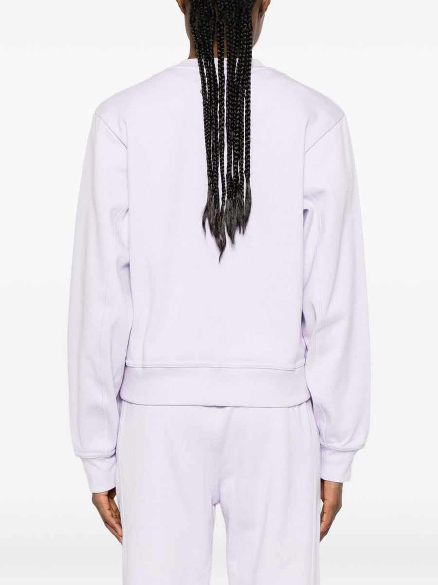 Adidas By Stella McCartney Lilac Sweatshirt For Women With Logo Detail And Sustainable Comfort