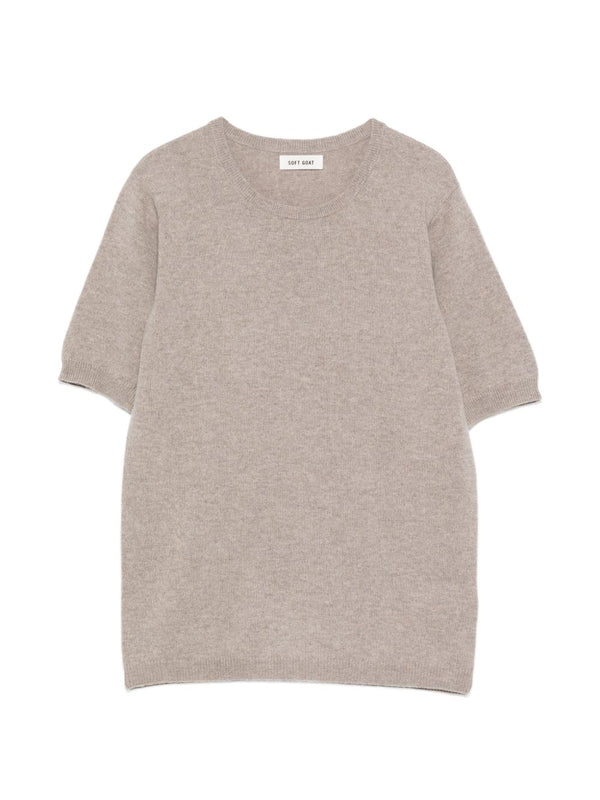 Soft Goat Cashmere crewneck sweater