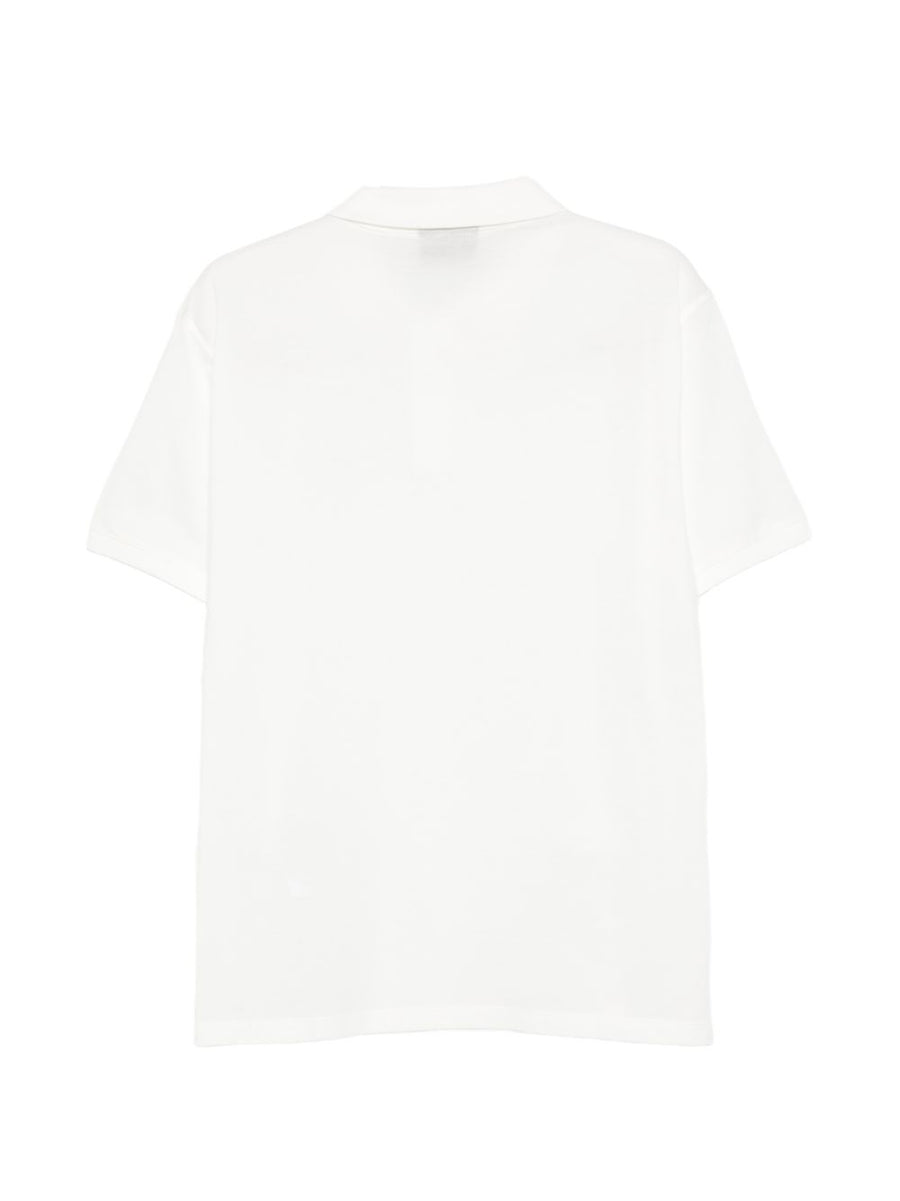 Emporio Armani Logo Cotton Polo Shirt for Men Premium White 100 Percent Cotton Comfort Everyday