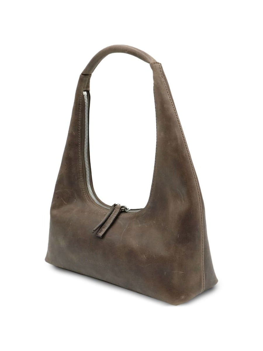 Margesherwood Hobo Bag Calf Leather One Size Zip Closure For Women On The Go Everyday Elegance