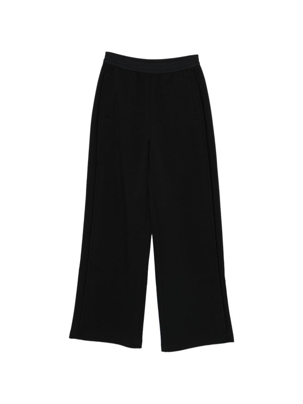 Emporio Armani Cotton Trousers for Women Elastic Waistband