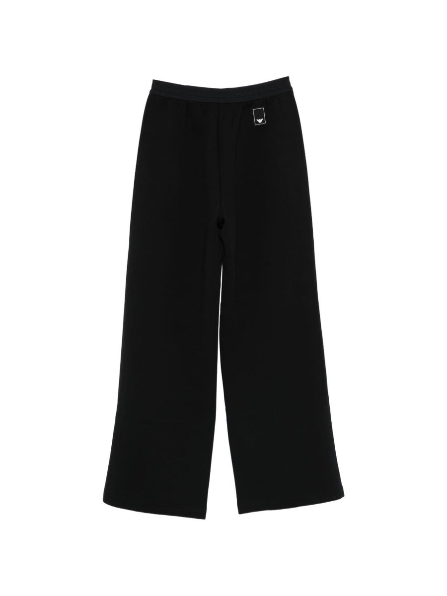 Emporio Armani Cotton Trousers for Women Elastic Waistband
