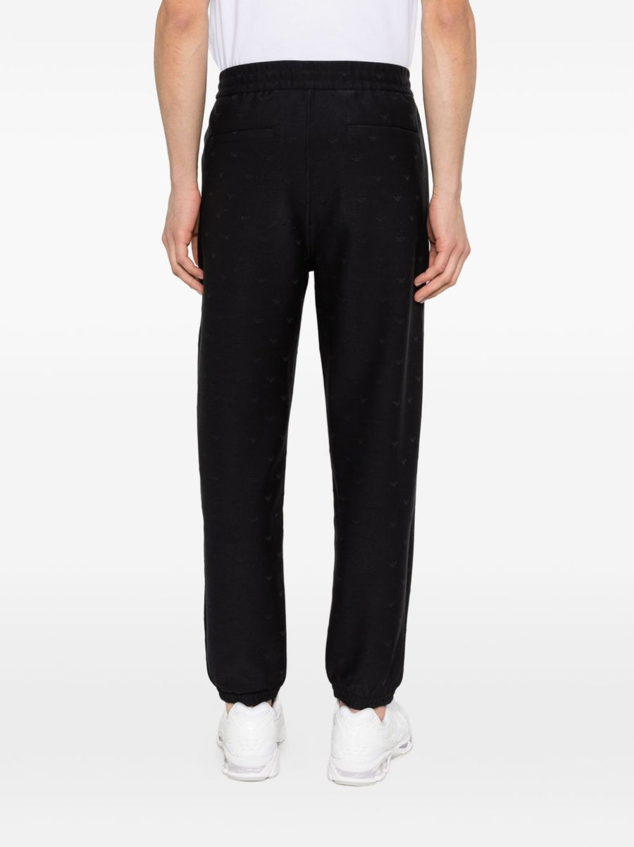 Emporio Armani Cotton Blend Sweatpants for Men Premium Comfort Fit with Elastic Waistband and Side Pockets