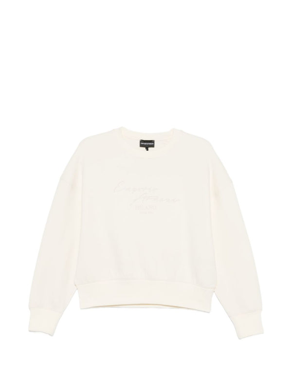 Emporio Armani Cotton crewneck sweatshirt