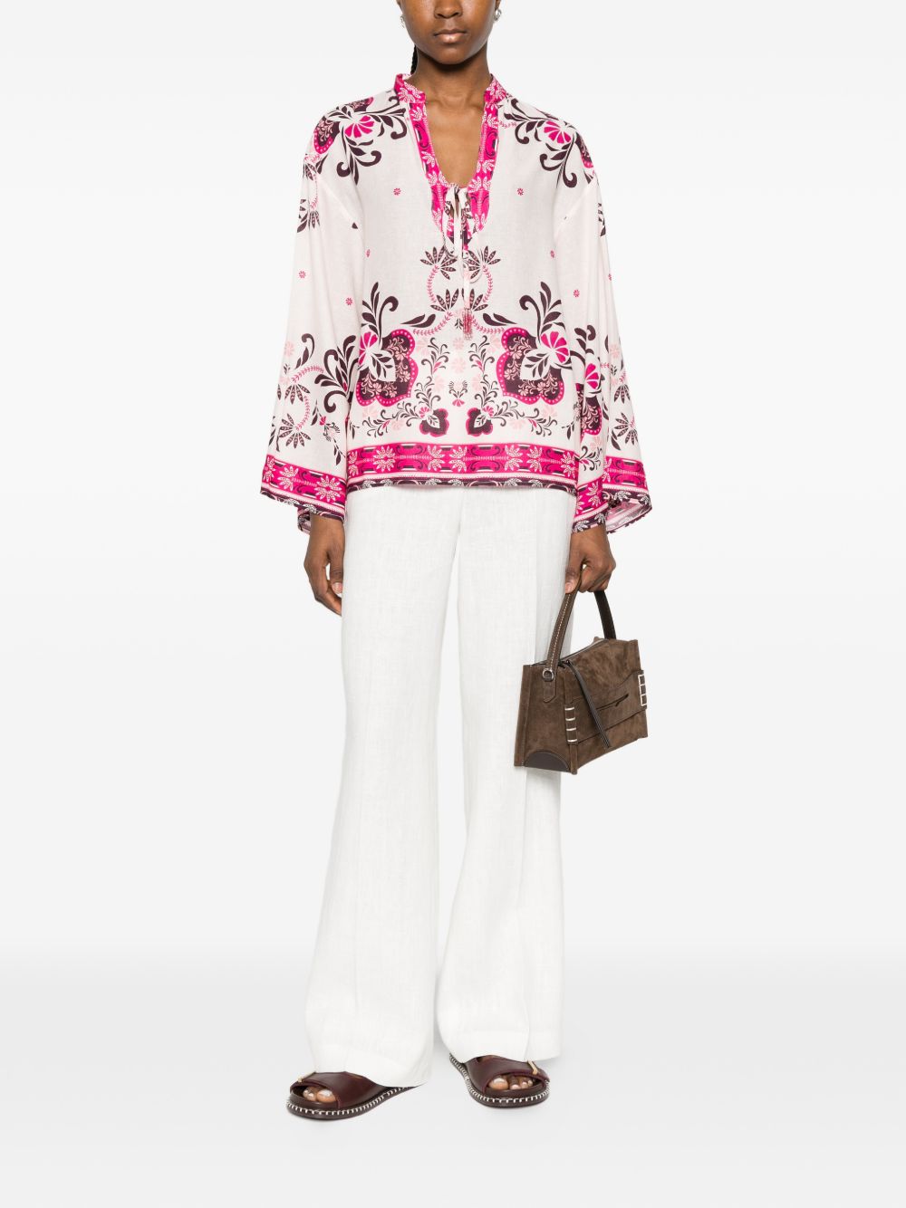 Via Masini 80 Linen trousers