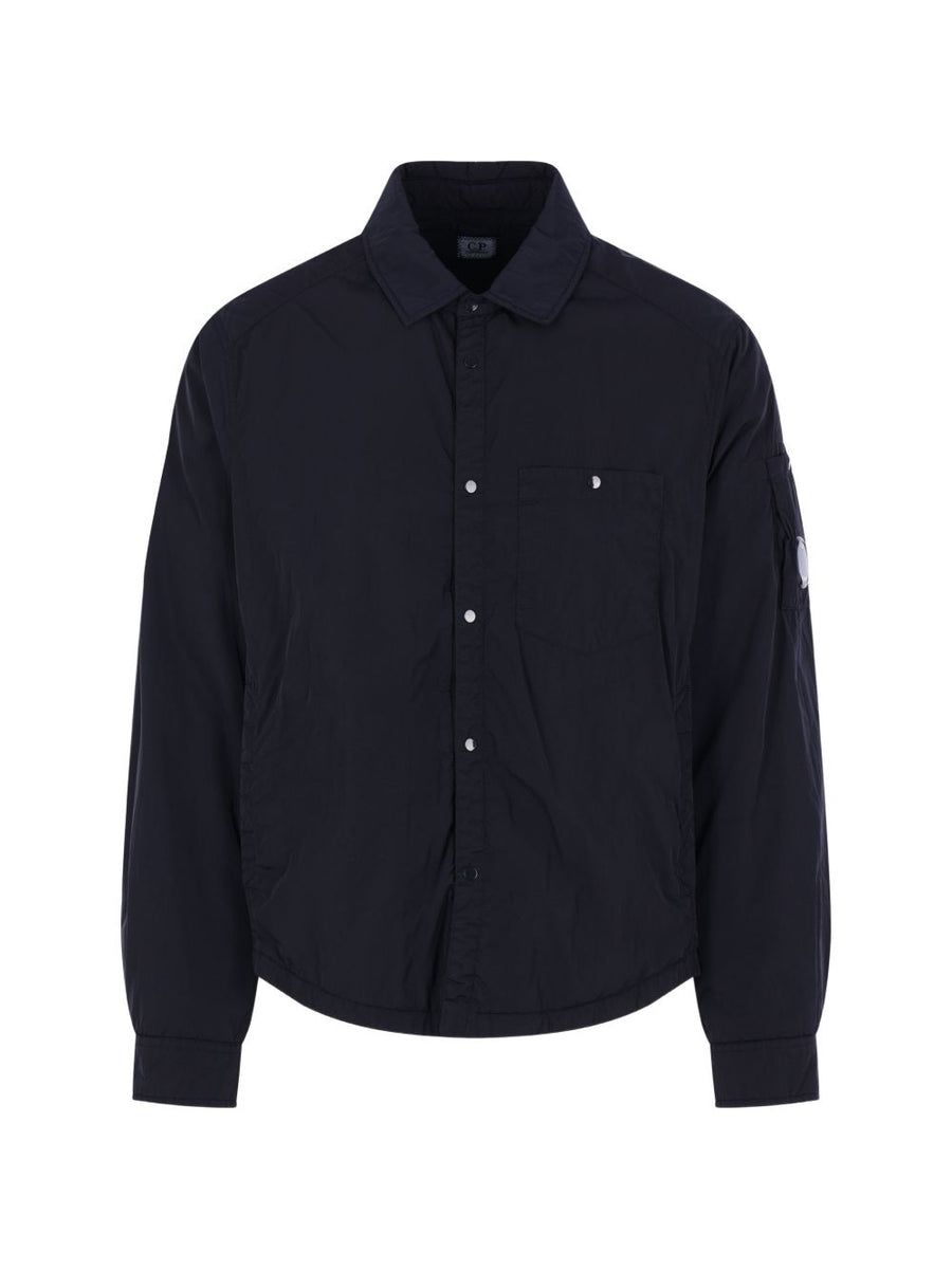 C.P. Company Chrome R Nylon Overshirt Navy Blue Jacket
