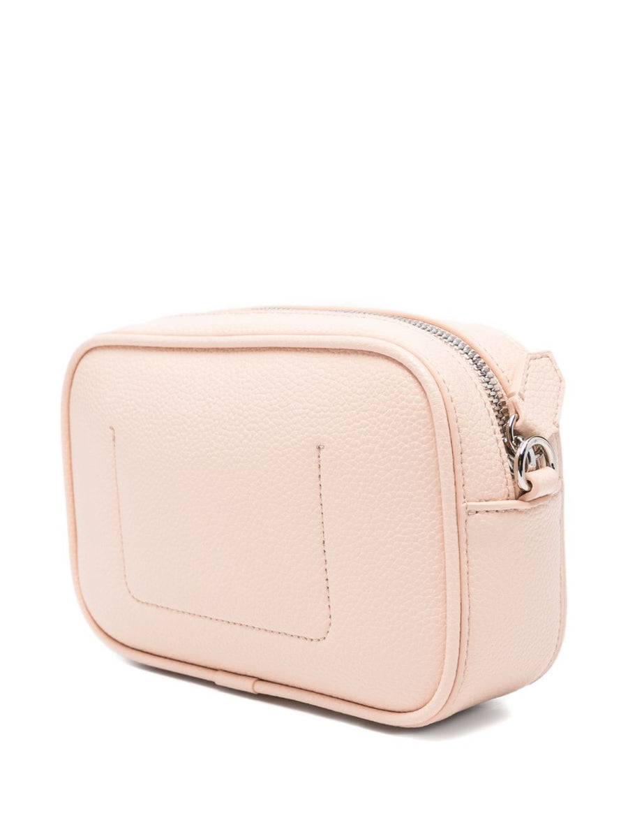 Emporio Armani Luxurious Camera Case With Deer Print And Pink Logo Premium Shoulder Strap For Women