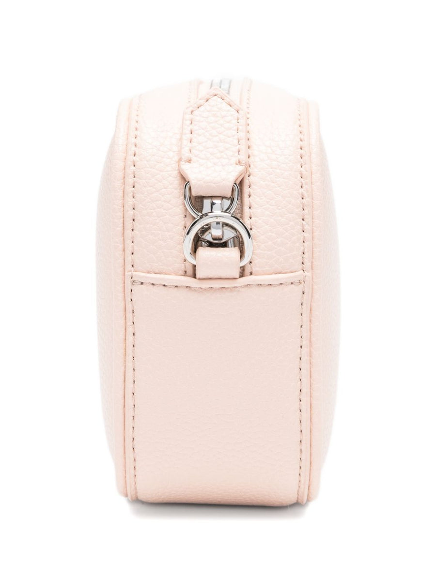 Emporio Armani Luxurious Camera Case With Deer Print And Pink Logo Premium Shoulder Strap For Women