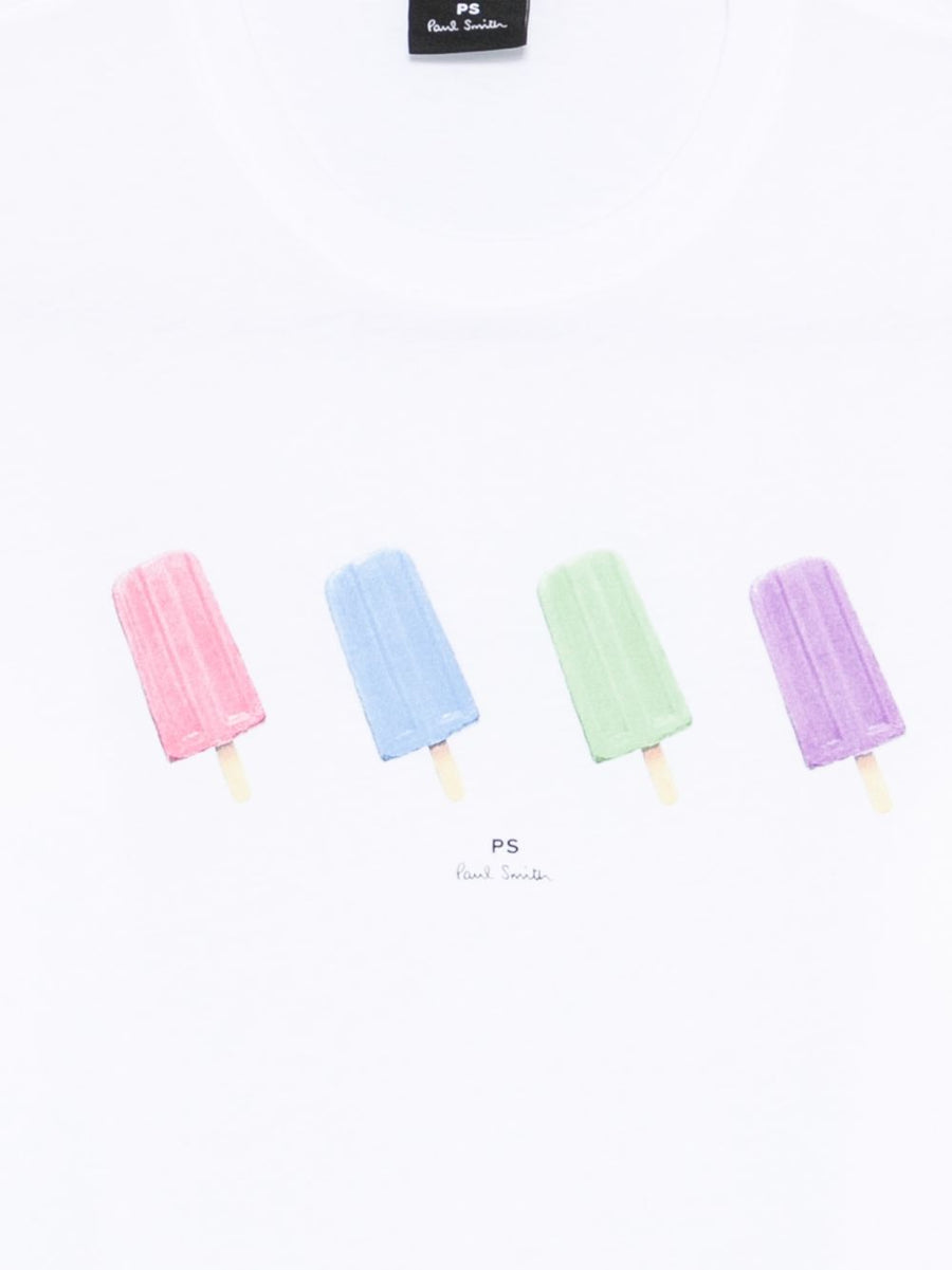 Paul Smith Printed cotton t-shirt